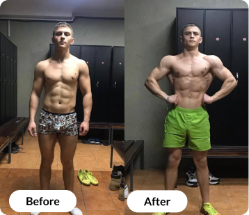 Male client strength and physique transformation Downtown Toronto